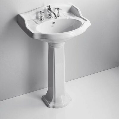 Old England Suffolk 59cm Basin & Pedestal