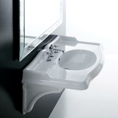 Old England Suffolk, 90cm Console Basin & Ceramic Brackets