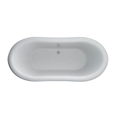 Burlington Bateau Double Ended Bath with Standard Feet - 1640mm - Image 2