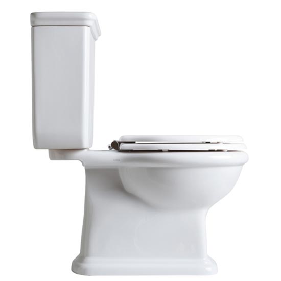 Cambridge Close Coupled Toilet Side Lever Cistern OFB