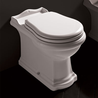 Retro back to wall toilet pan