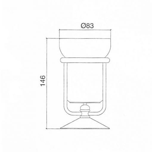 Freestanding Tumbler