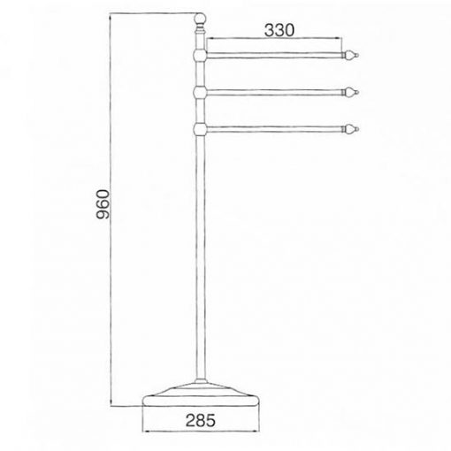 Freestanding Towel Rail