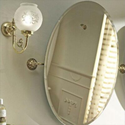 Flora Tilting Oval Bevelled Mirror