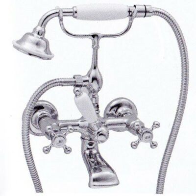 Londra Wall Mounted Bath Shower Mixer & Hose Handset