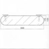 Wall Mounted Glass Shelf