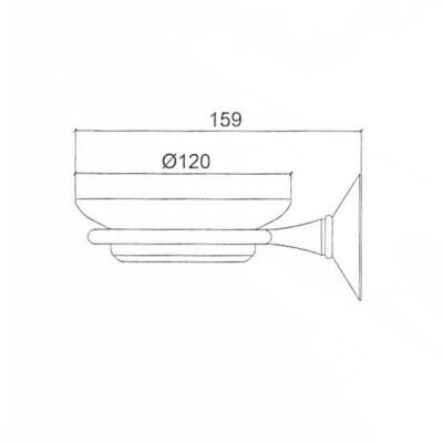 Wall Mounted Soap Dish