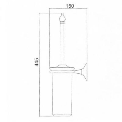 Wall Mounted Toilet Brush