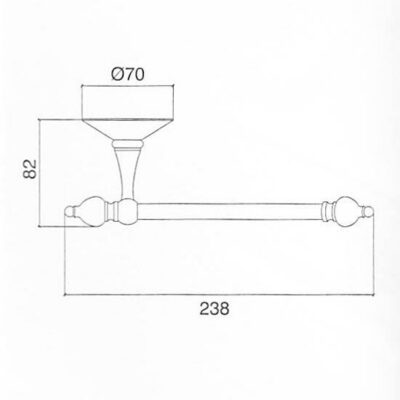 Wall Mounted Toilet Roll Holder