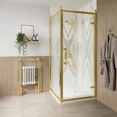 Burlingotn-classique-hinged-door-&-side-panel-gold