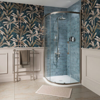 Burlington-Classique-Single-Quadrant-Door-Enclosure-chrome