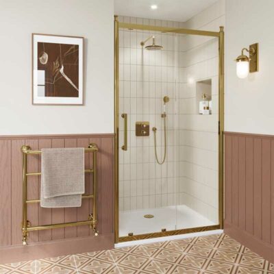 burlington-classique-sliding-door-shower-enclosure-gold