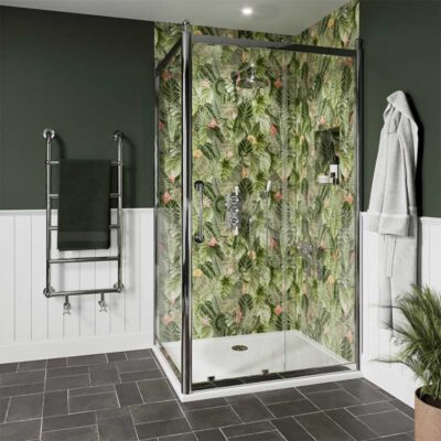 burlington-classique-sliding-door-&-side-panel-chrome