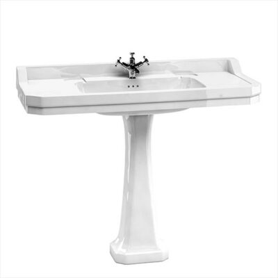 Edwardian 120cm Basin with classic pedestal