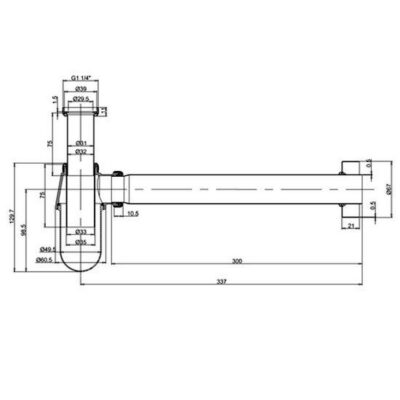 Burlington Traditional Bottle Trap