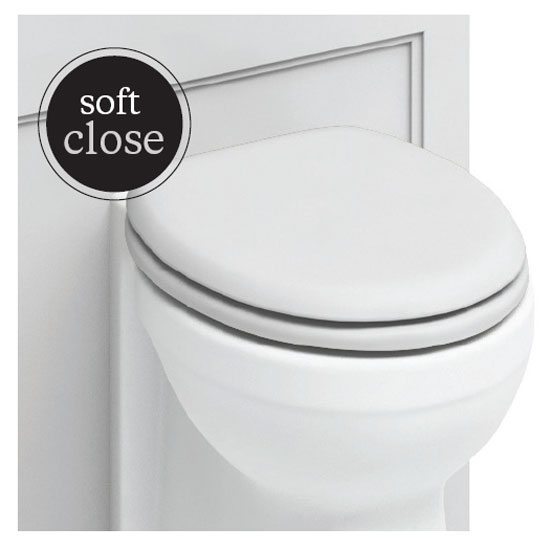 Burlington Soft Close Toilet Seat Matt White Old Fashioned Bathrooms