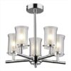 ELBA 5 Light Semi Flush Fitting