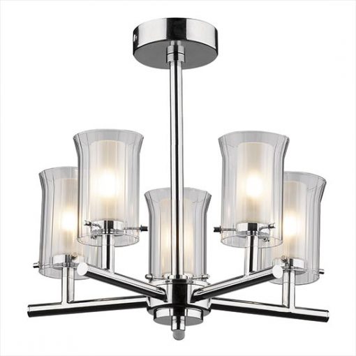 ELBA 5 Light Semi Flush Fitting