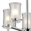 ELBA 5 Light Semi Flush Fitting