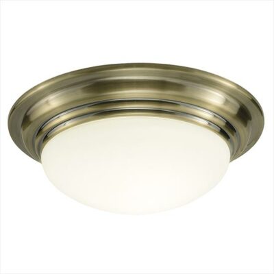 Barclay Flush Light Antique Chrome