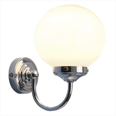 Barclay wall light chrome