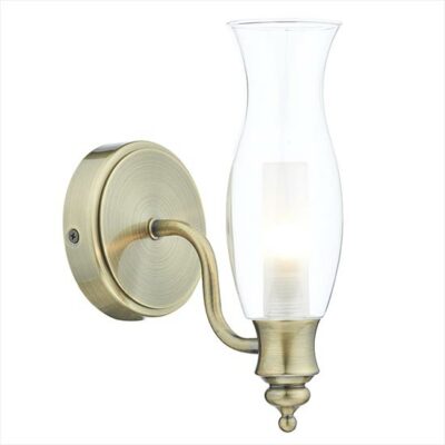 Vestry Wall Light Antique Brass