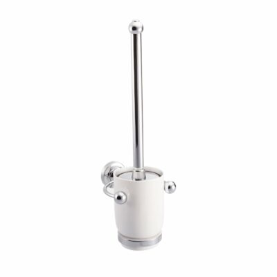 St James Elegance Wall Mounted Toilet Brush & Ceramic Holder