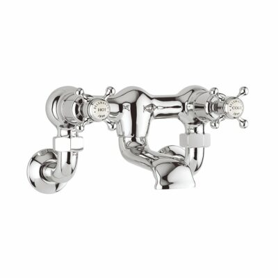 Belgravia Crosshead Bath Filler with Wall Unions
