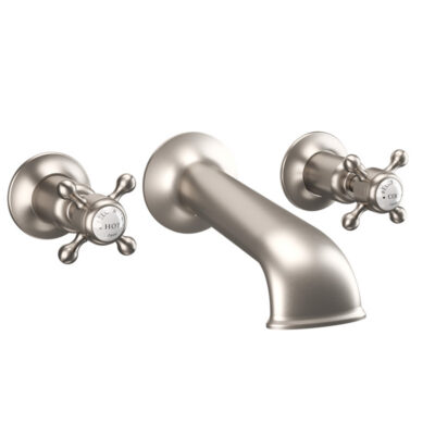 belgravia-crosshead-bath-spout-&-wall-stop-taps-in-brushed-nickel