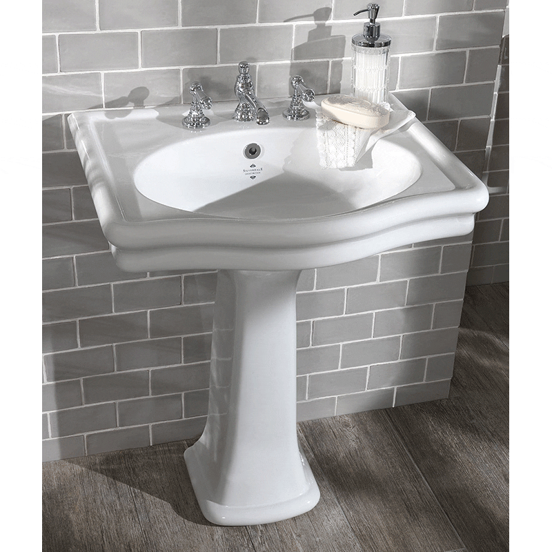 Loxley 650mm Basin with Pedestal