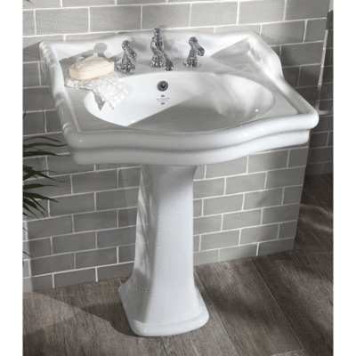 Loxley 650mm Basin with Pedestal