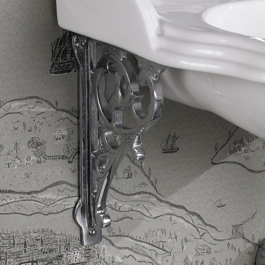 St James Hampton brackets Solid Brass heavy duty traditional bathroom