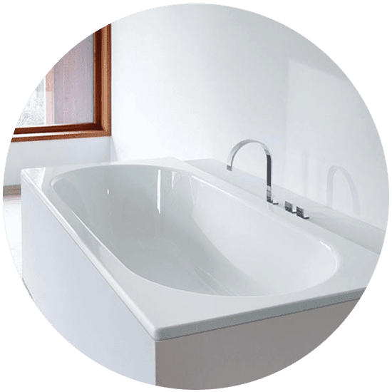 Steel bath tubs 