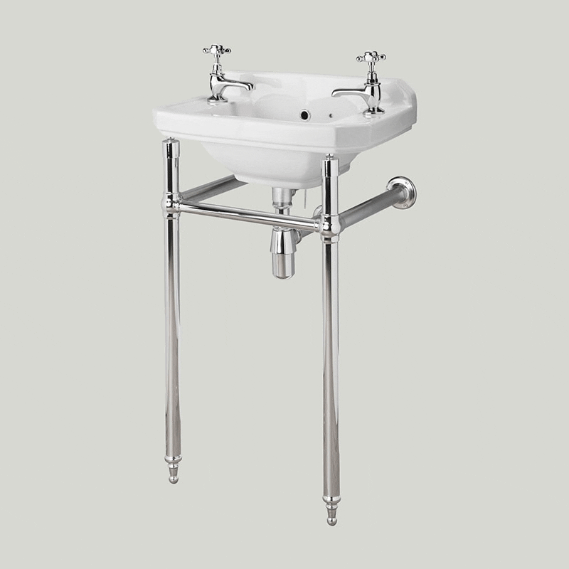 Bayswater Fitzroy Basin and Chrome Stand by Old Fashioned Bathrooms