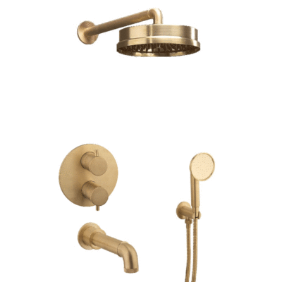 MPRO Industrial Shower Valve with Shower Rose, Bath Filler and Handset