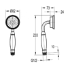 Liberty Brass Hand Shower
