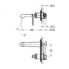 Liberty Concealed Basin Mixer Tap