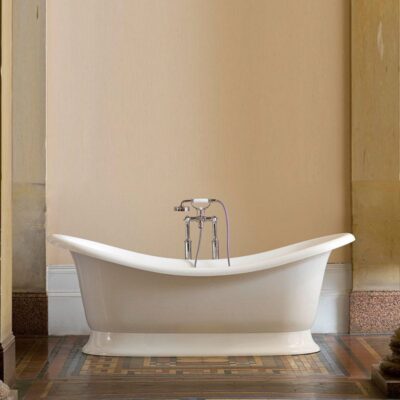 Victoria + Albert Marlborough Double Ended Roll Top Stone Bath