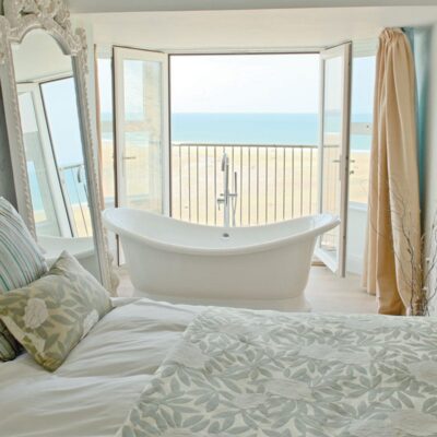 Victoria + Albert Marlborough Double Ended Roll Top Stone Bath