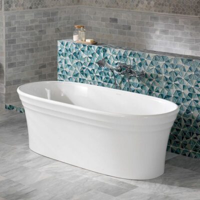 Victoria + Albert Warndon Double Ended Stone Bateau Bath