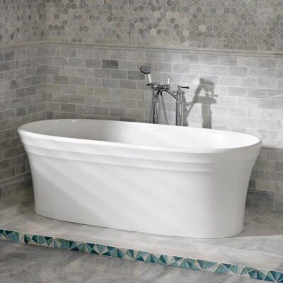 Victoria + Albert Warndon Double Ended Stone Bateau BathVictoria + Albert Warndon Double Ended Stone Bateau Bath