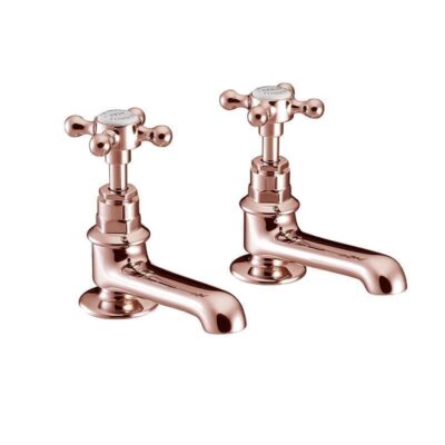 St James Copper Pair Basin Taps 