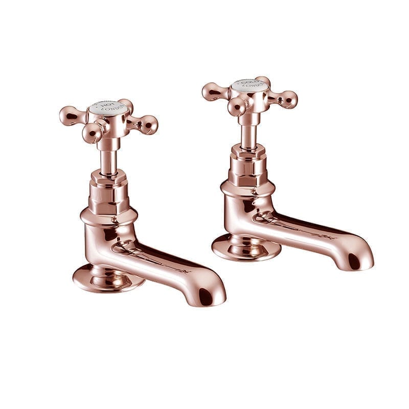 St James Copper Pair Basin Taps 