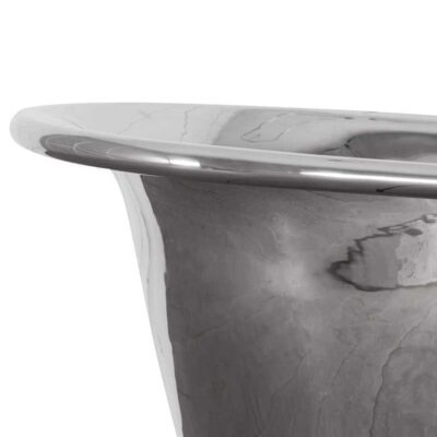 Copper Normandy Bateau Bath – Nickel Interior & Exterior - Image 2