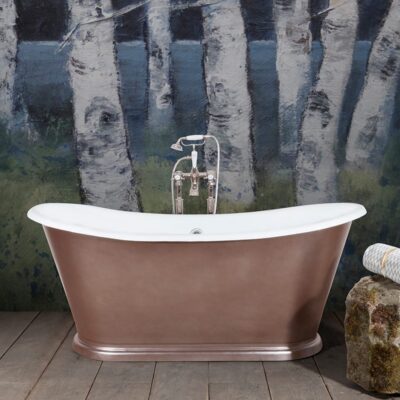 Hurlingham Caravel Bateau Cast Iron Bath 1675mm - Image 2