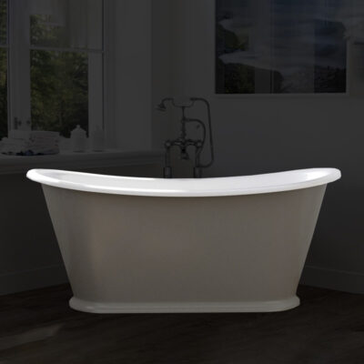 Hurlingham Caravel Bateau Cast Iron Bath