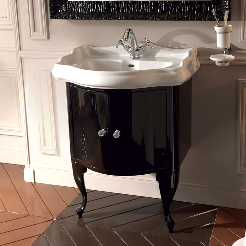 Retro 69cm Gloss 2 Door Cabinet And Basin Old Fashioned Bathrooms Retro 69cm Gloss 2 Door Cabinet And, Old Fashioned Vanity Sink