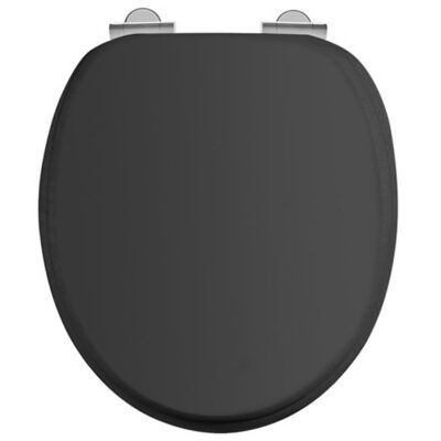 Burlington Soft Close Toilet Seat - Matt Black