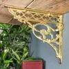 ornate_brass_serpent_design_shelf_bracket