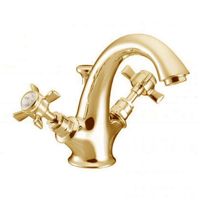 St. James Brass Tall Basin Mixer - Image 6